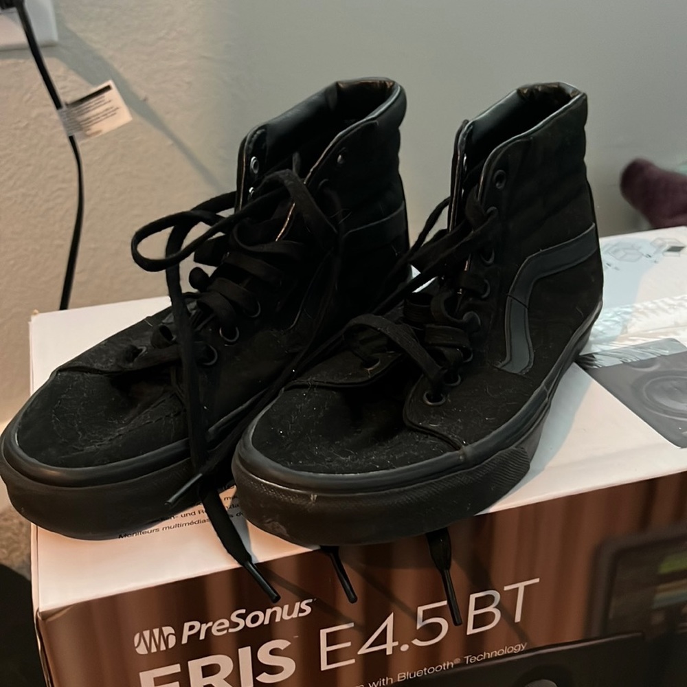 Black Hightop Vans